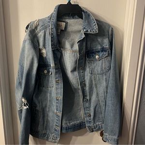 distress denim jacket